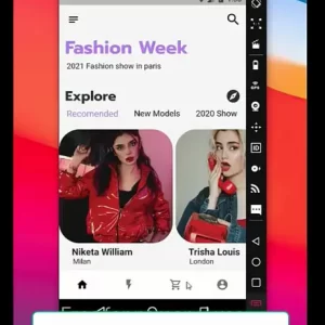 دانلود سورس کد رابط کاربری اپلیکیشن فشن مد fashion app فلاتر